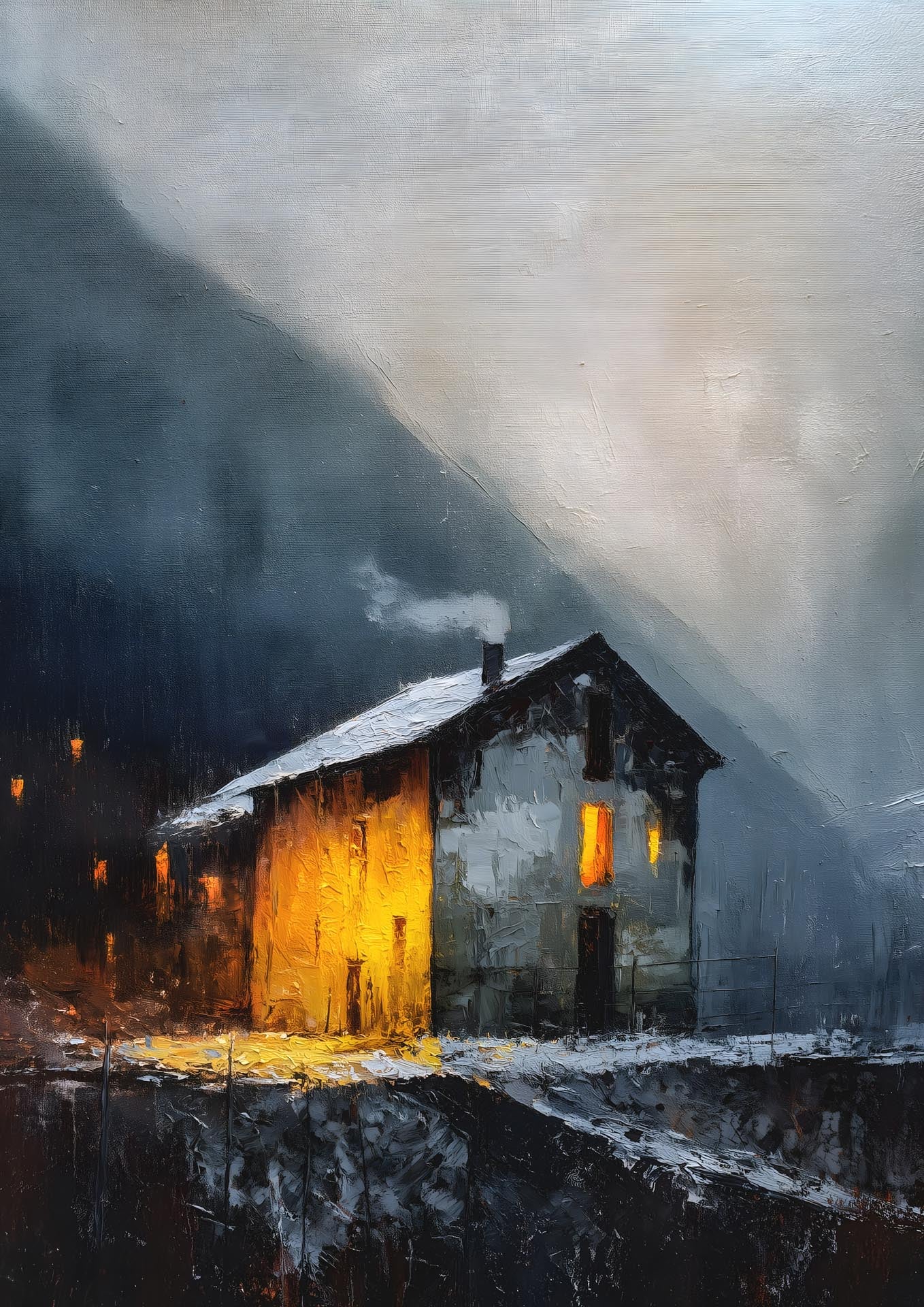 Alps Shelter - Poster