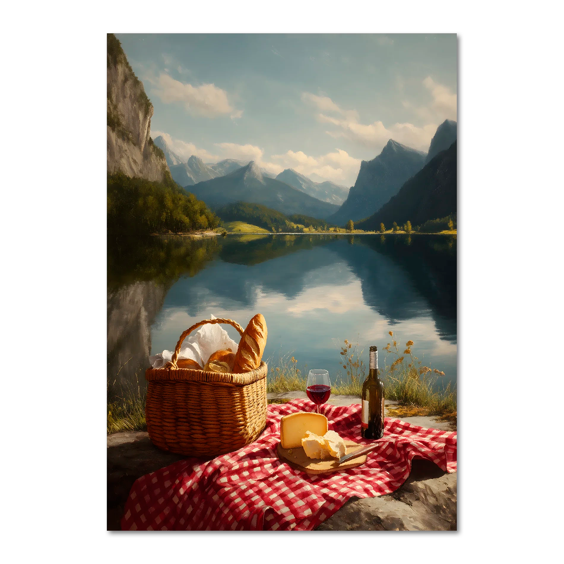 Alps Stillness - Poster