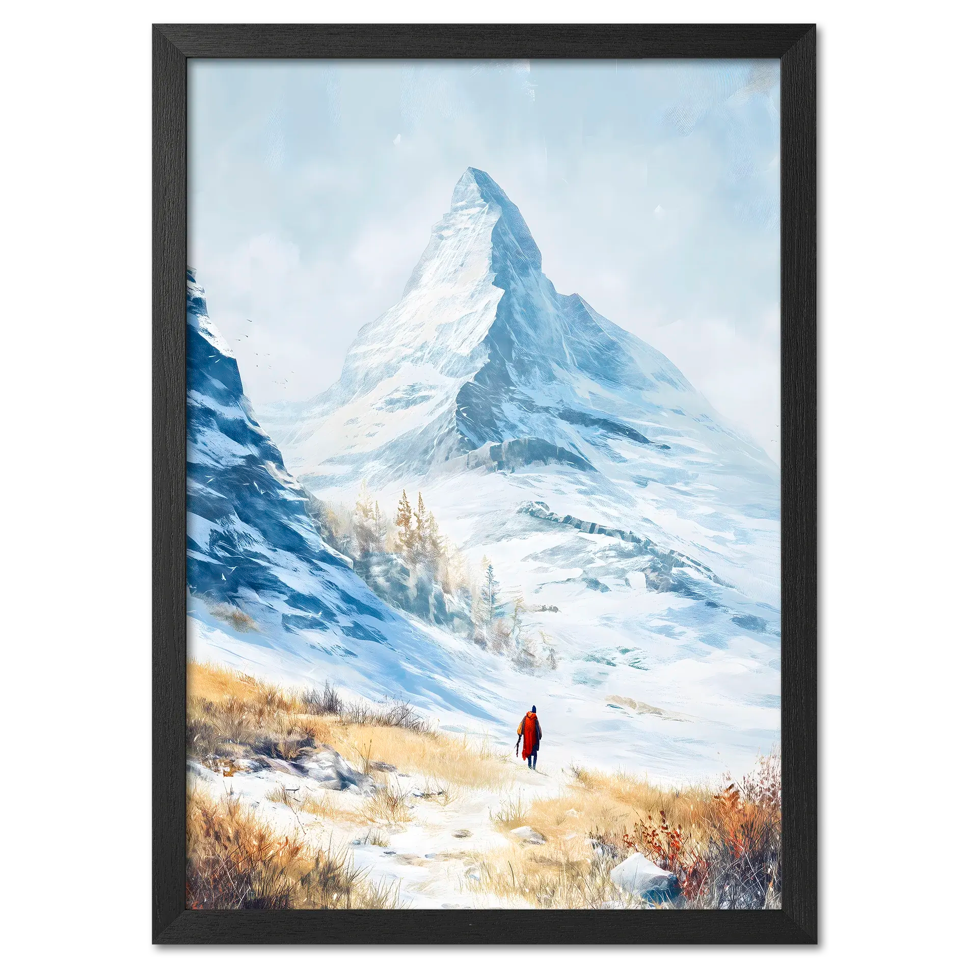 Approaching Matterhorn - Poster