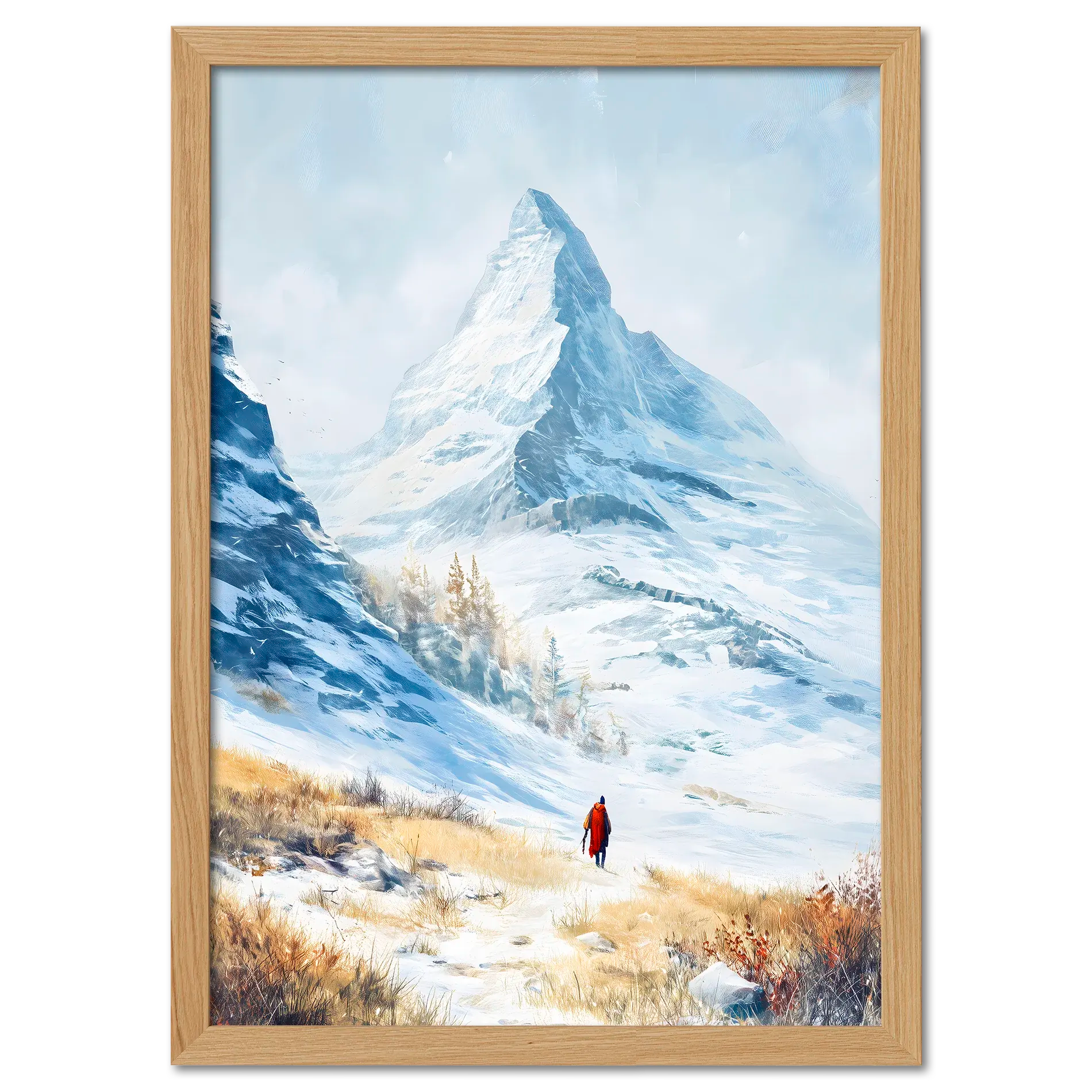 Approaching Matterhorn - Poster