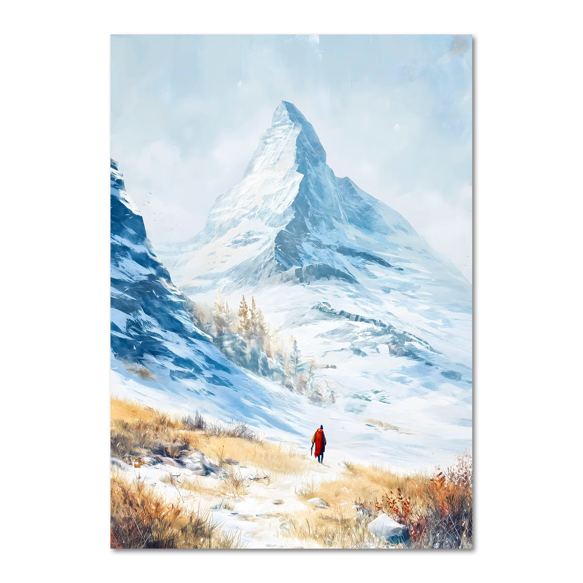 Approaching Matterhorn - Poster