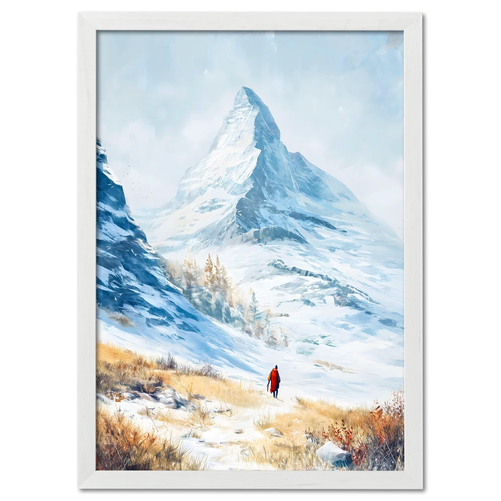 Approaching Matterhorn - Poster