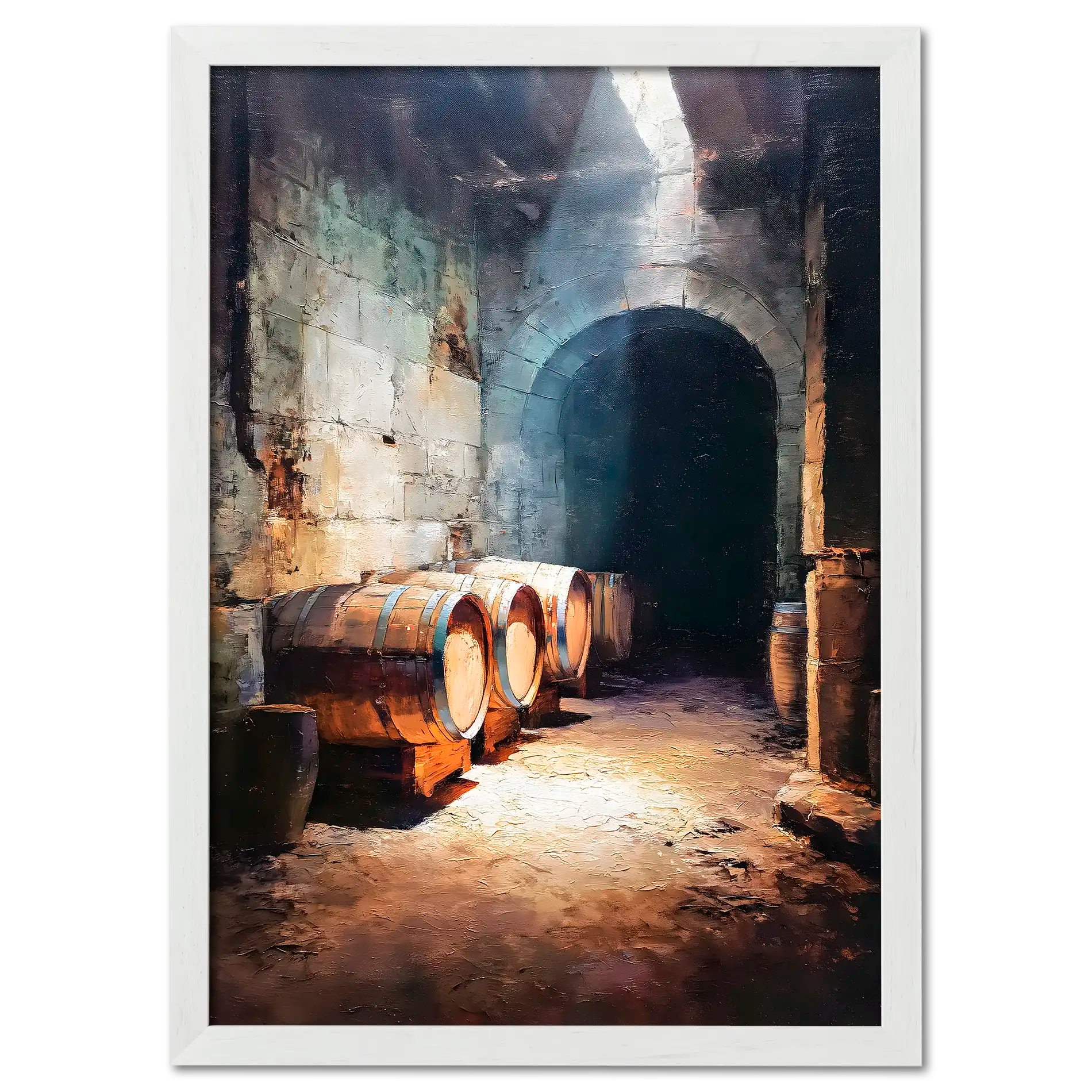 Barrels Below, Alpine Cellar - Poster