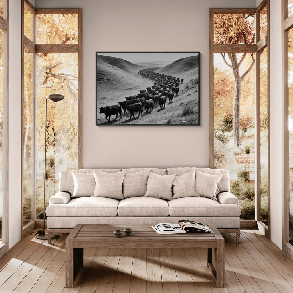 Black Angus Drive – Alu-Dibond wall art