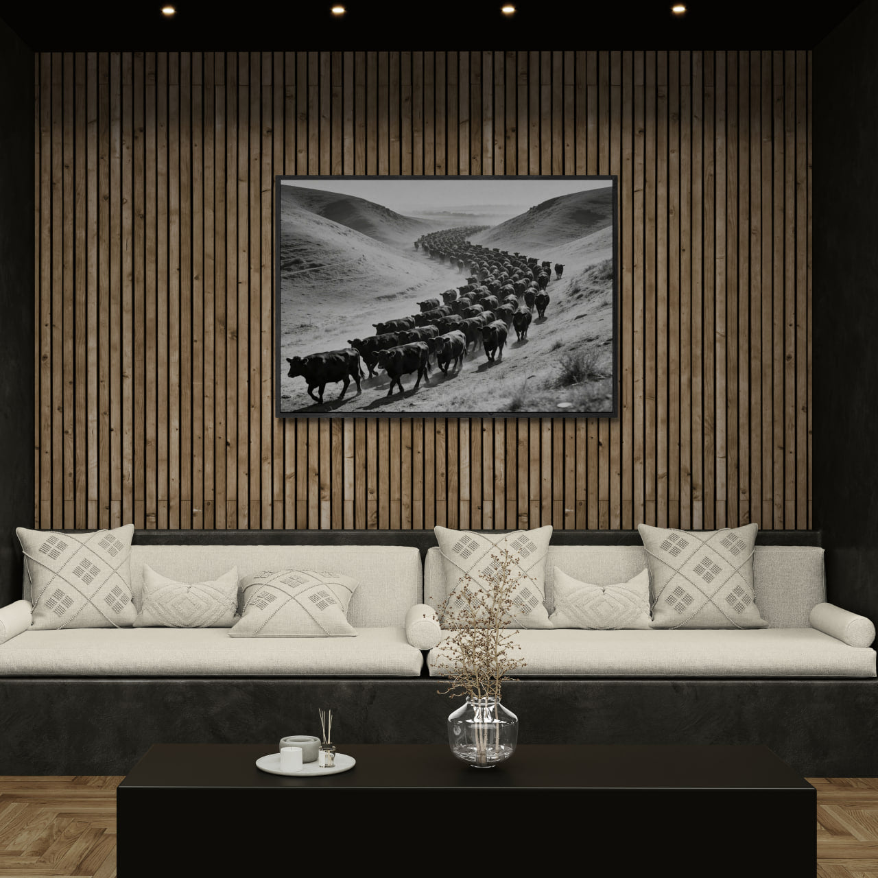Black Angus Drive – Alu-Dibond wall art