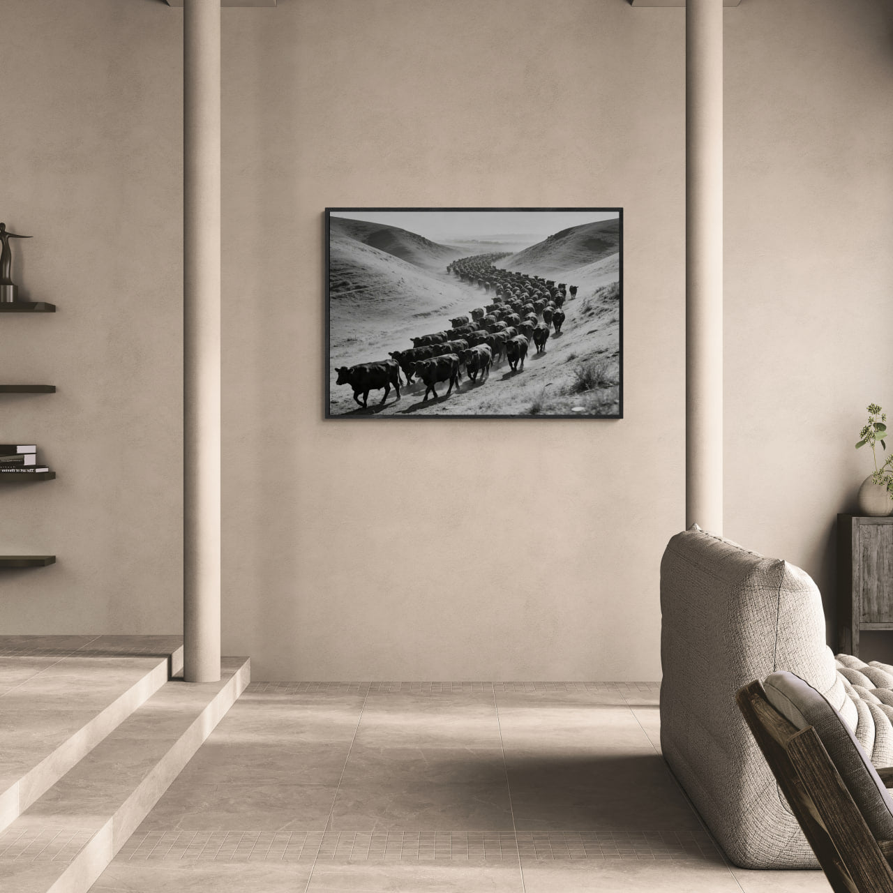 Black Angus Drive – Alu-Dibond wall art