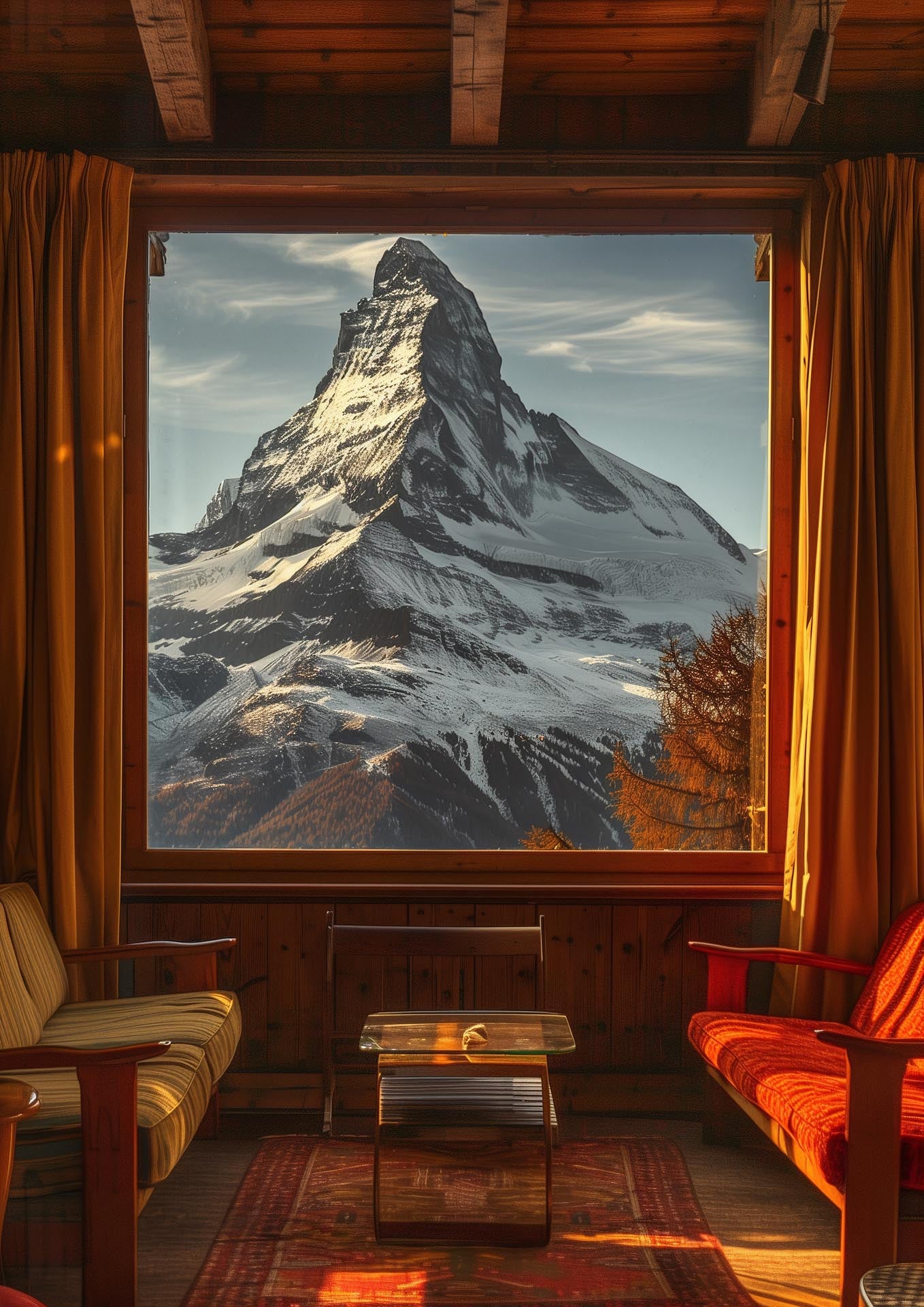 Chalet with a View - Poster
