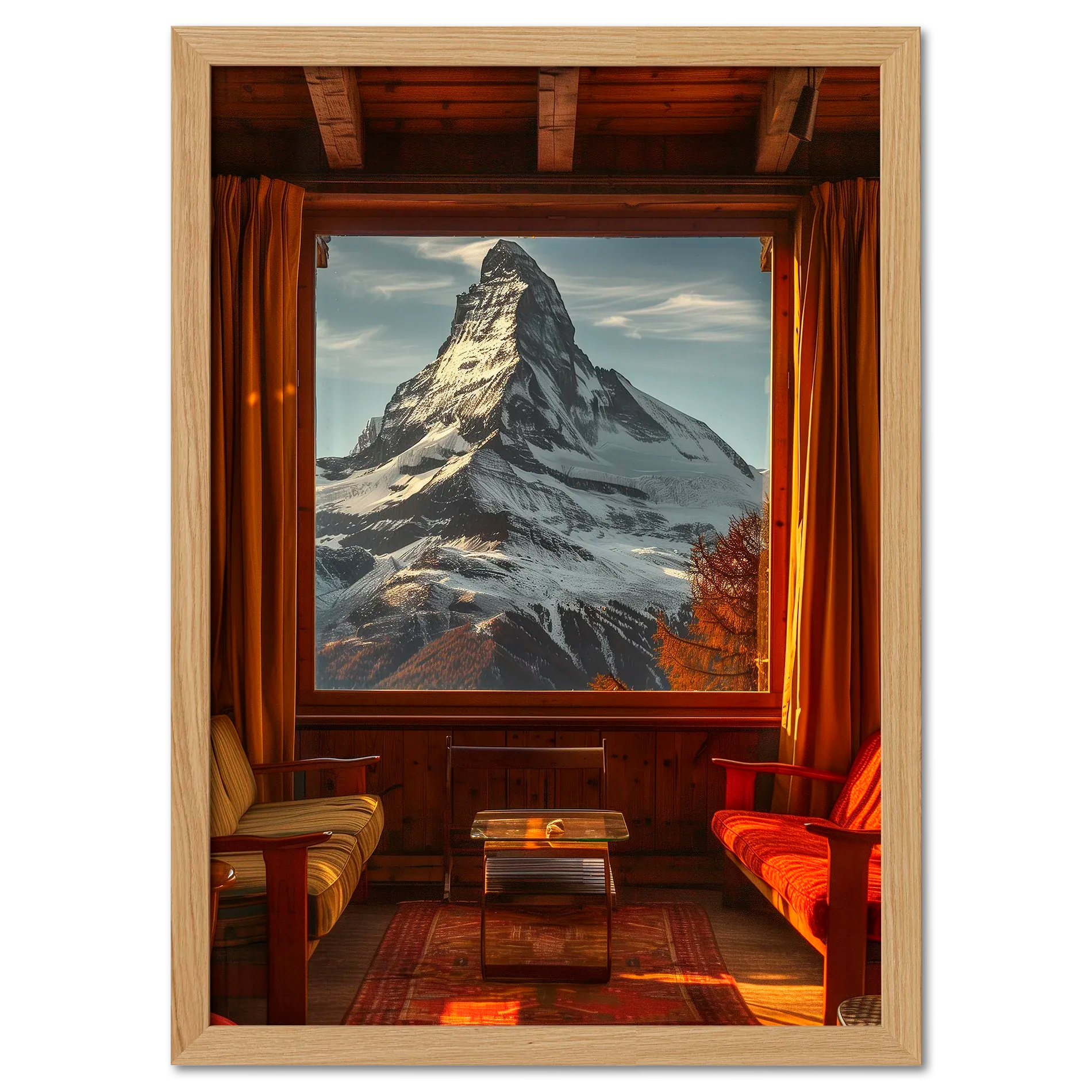 Chalet with a View - Poster