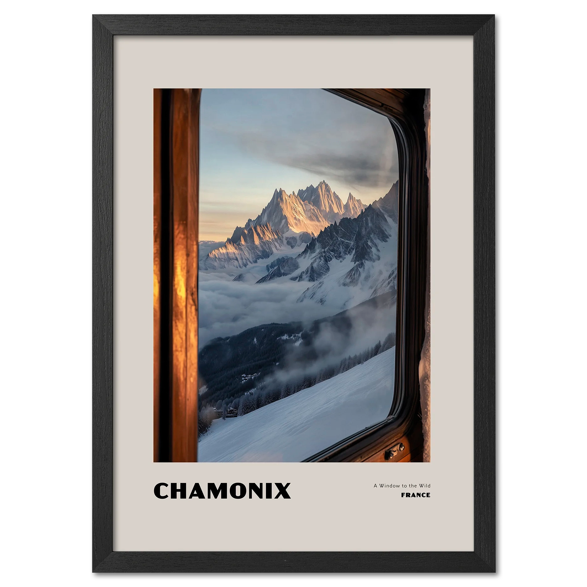 Chamonix - A Window to the Wild - Poster