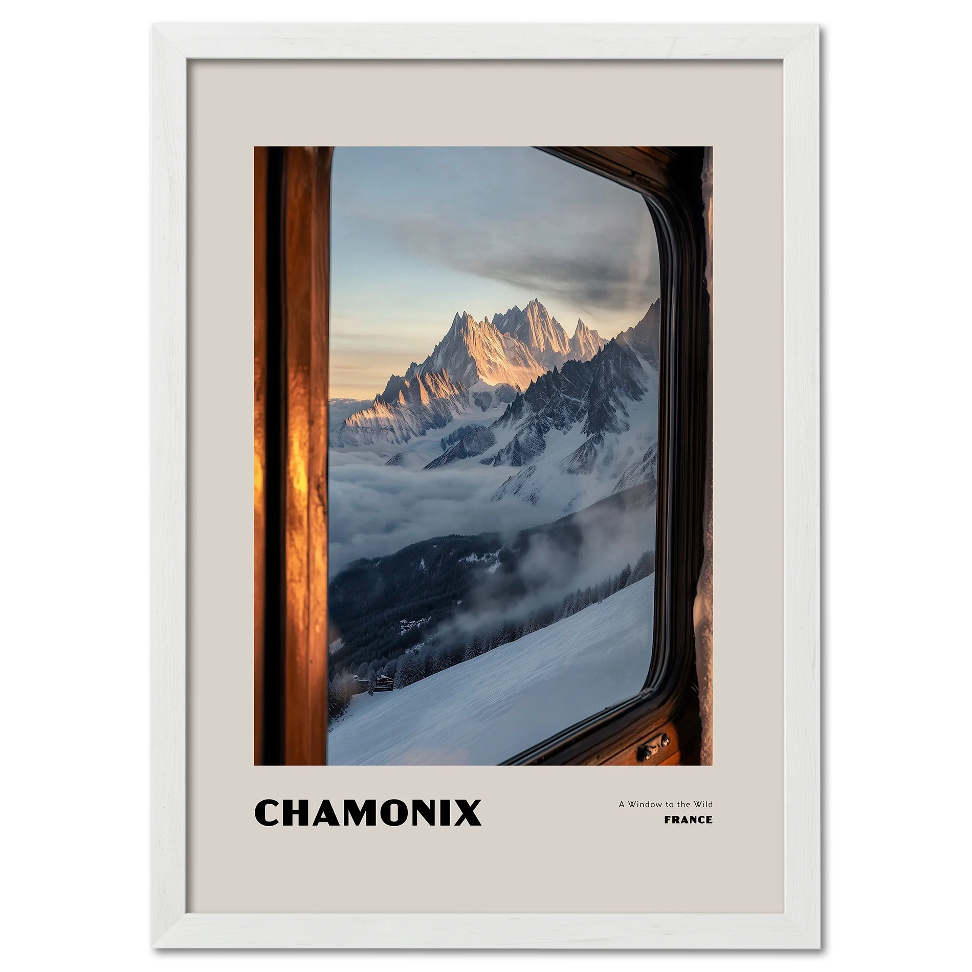 Chamonix - A Window to the Wild - Poster
