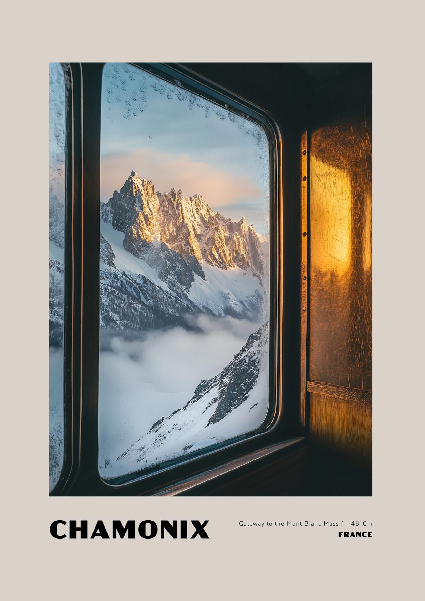 Chamonix - Gateway to the Mont Blanc Massif - Poster