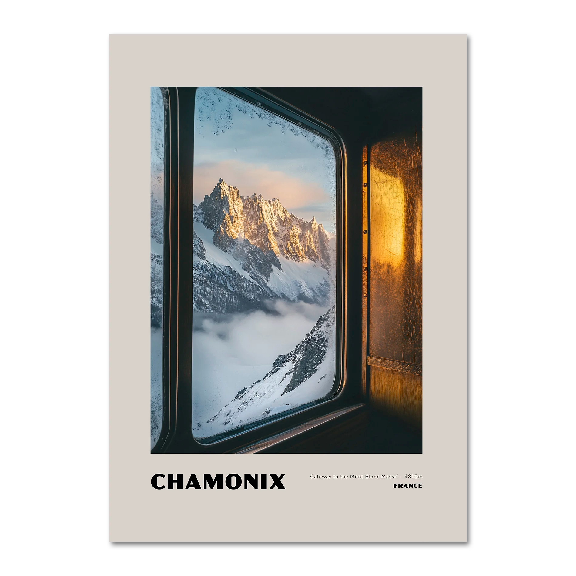 Chamonix - Gateway to the Mont Blanc Massif - Poster