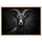 Personnage de chèvre - Tableau mural en Alu-Dibond