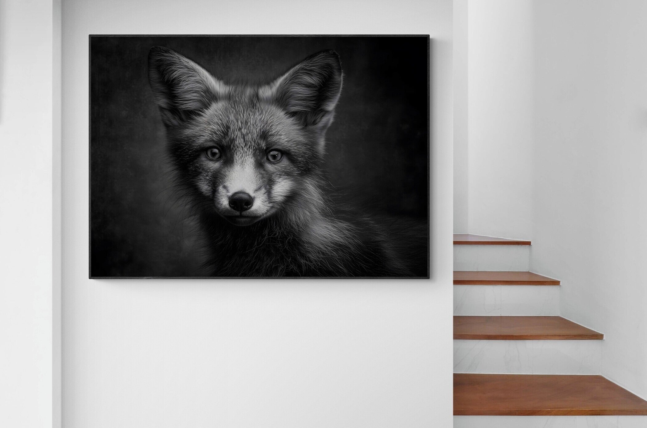 Charme eines Fuchses – Alu-Dibond-Wandkunst