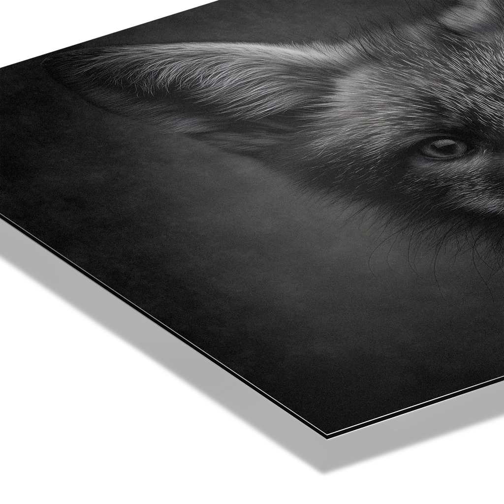 Le charme d'un renard - Tableau mural en Alu-Dibond