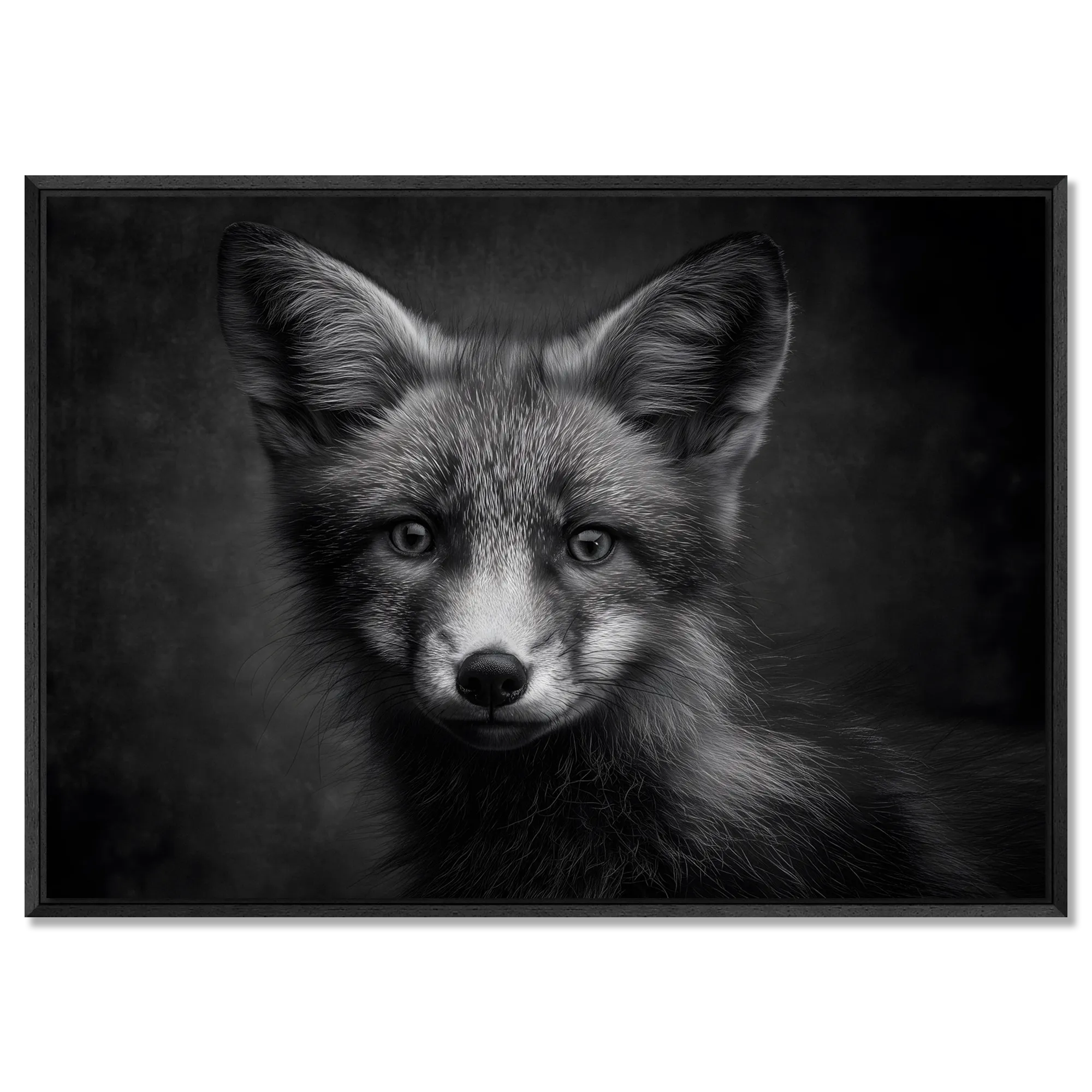 Le charme d'un renard - Tableau mural en Alu-Dibond