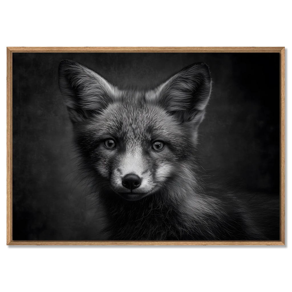 Le charme d'un renard - Tableau mural en Alu-Dibond