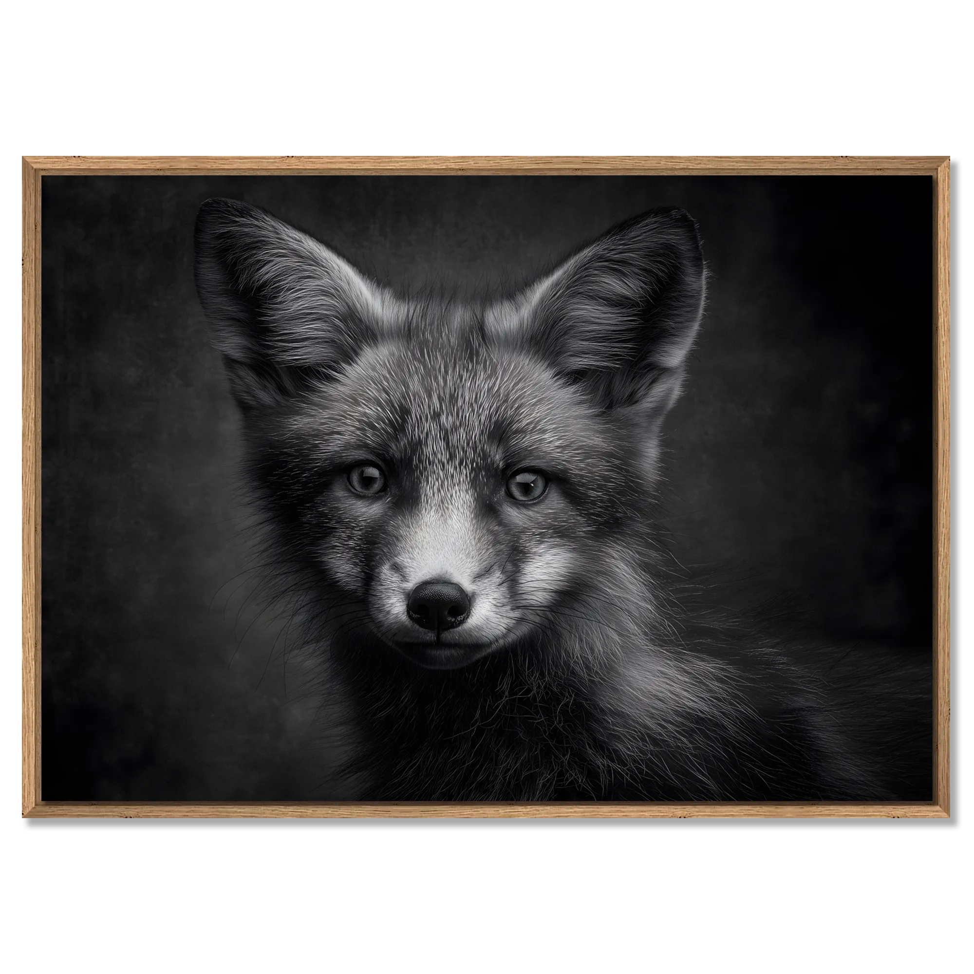 Le charme d'un renard - Tableau mural en Alu-Dibond