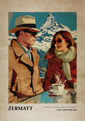 Coffee for Two,Zermatt - Poster