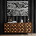 Cow Behind Gaze – Alu-Dibond wall art