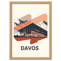 Davos – Verre et Neige – Affiche