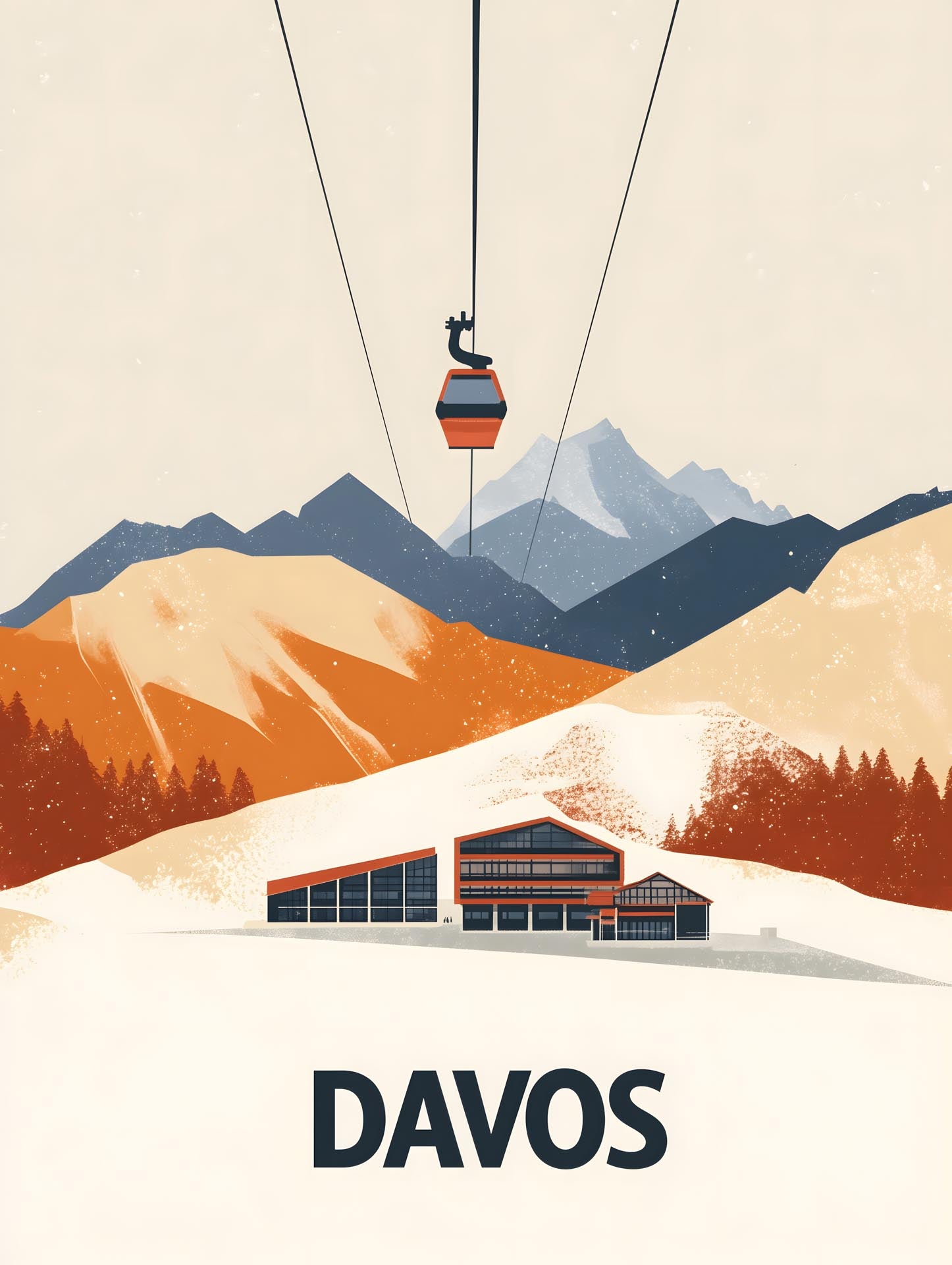Davos – Winter Retreat - Poster