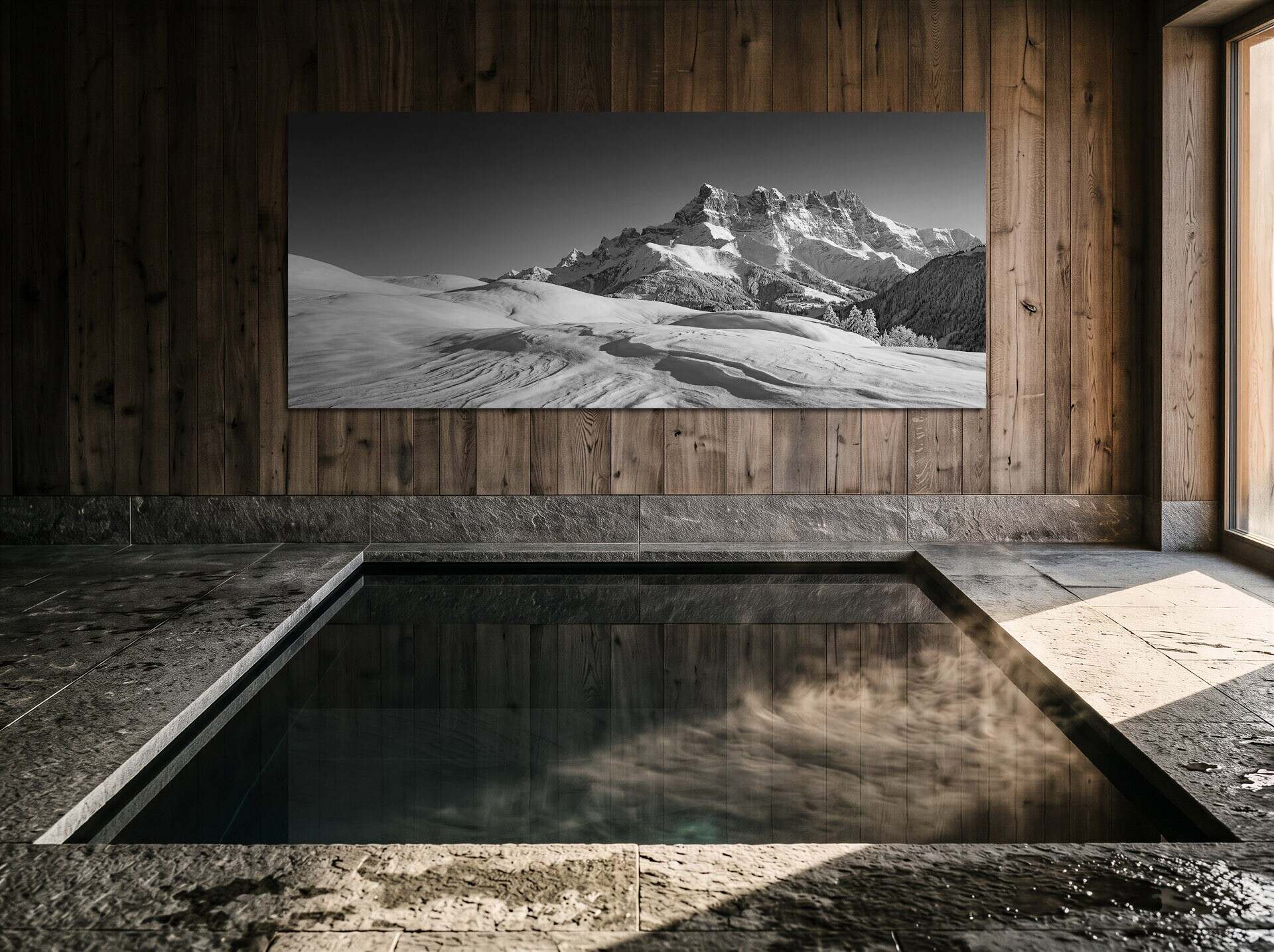 Dents du Midi in Winter
