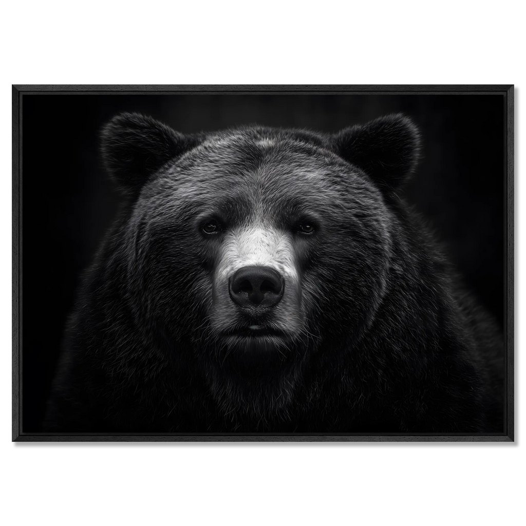 La dignité d'un ours - Tableau mural en Alu-Dibond