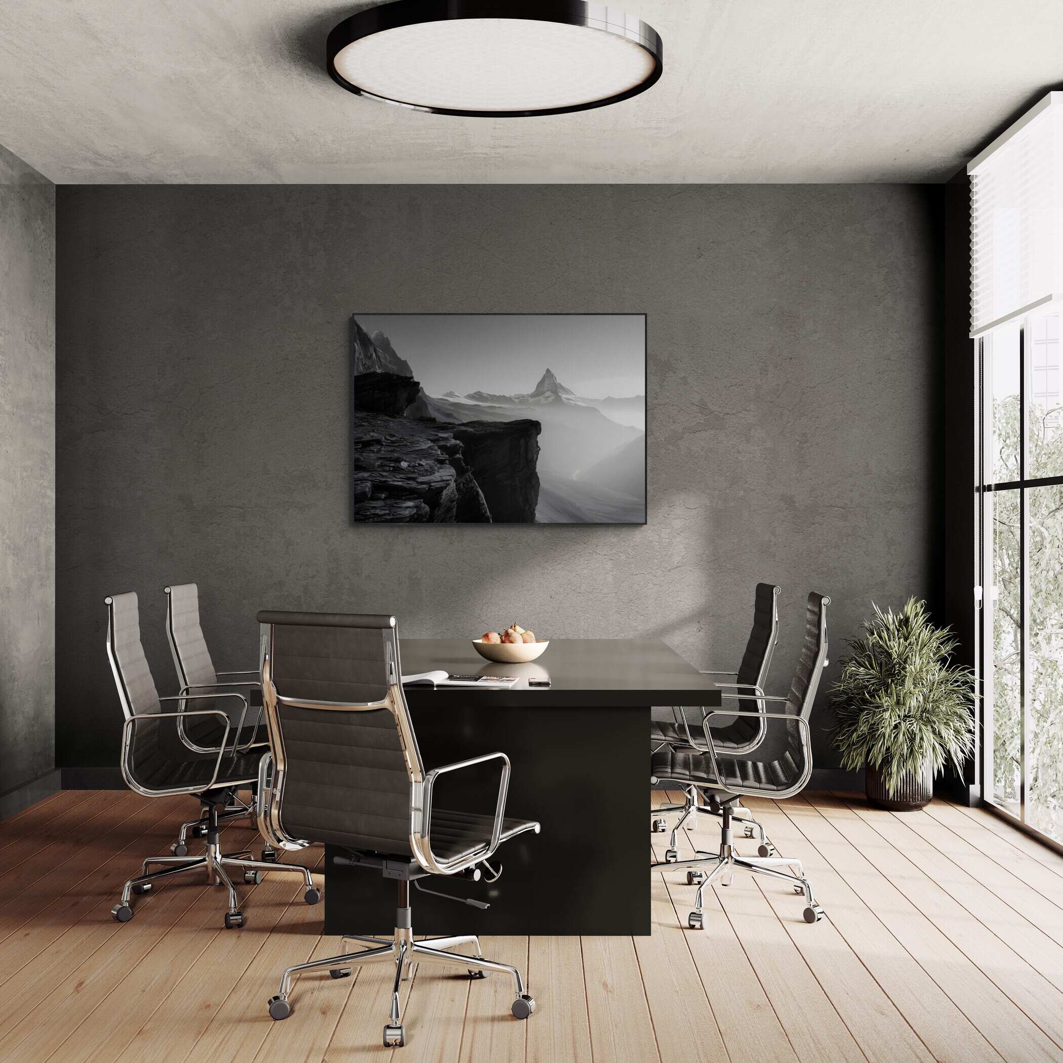 Am Rande der Stille – Alu-Dibond-Wandkunst