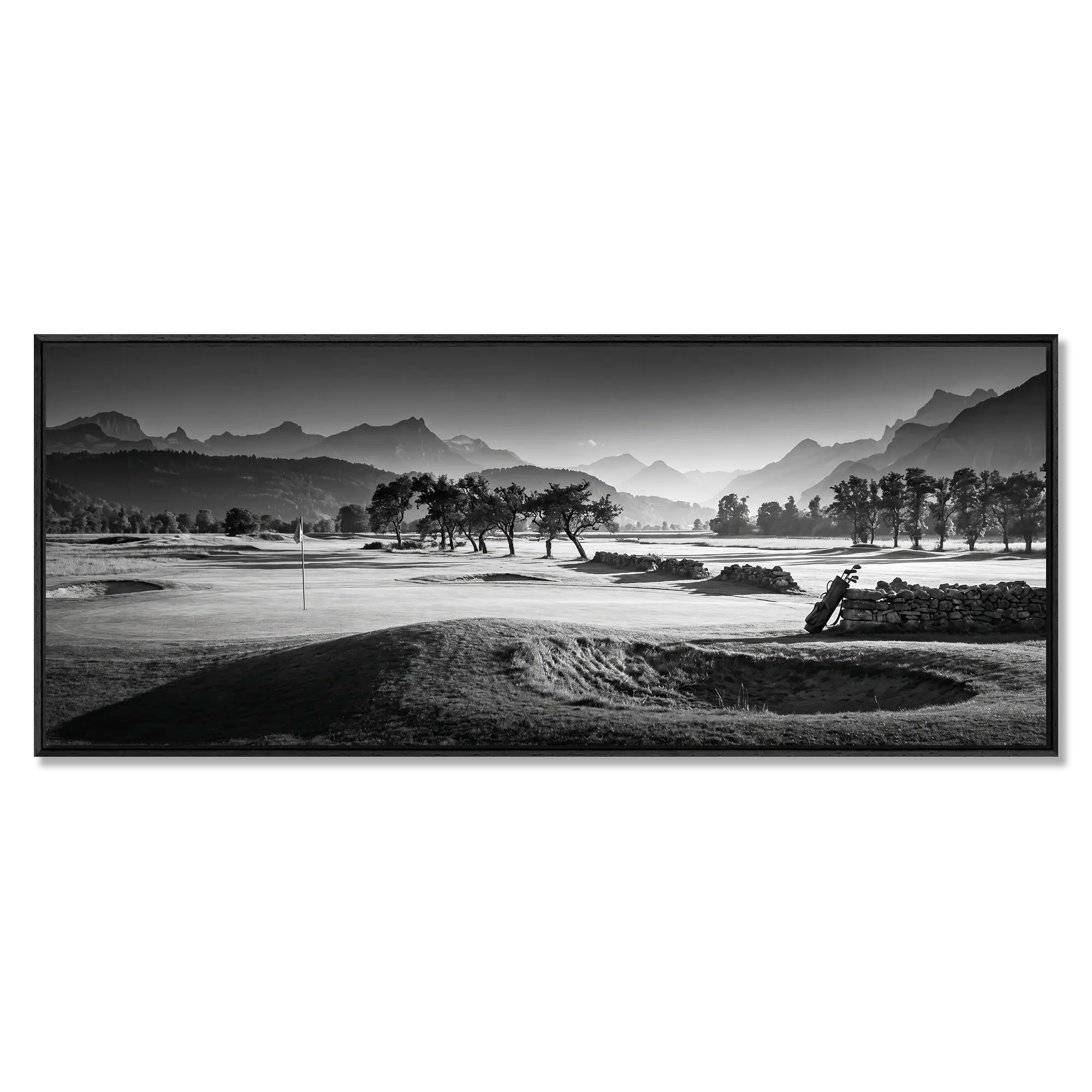 Fairway unter den Gipfeln