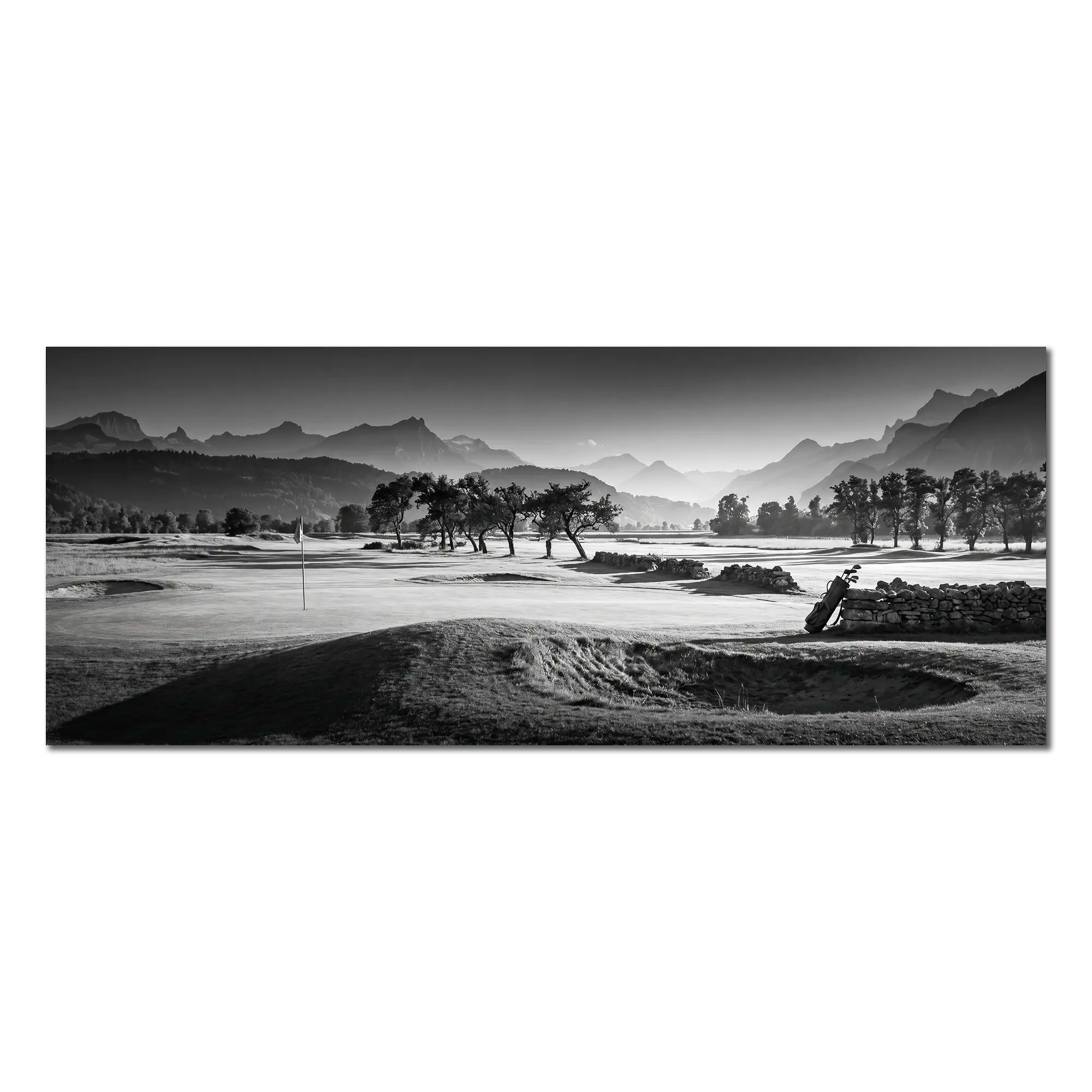 Fairway unter den Gipfeln