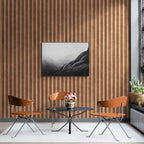 Flug über die Alpen – Wandbild aus Alu-Dibond