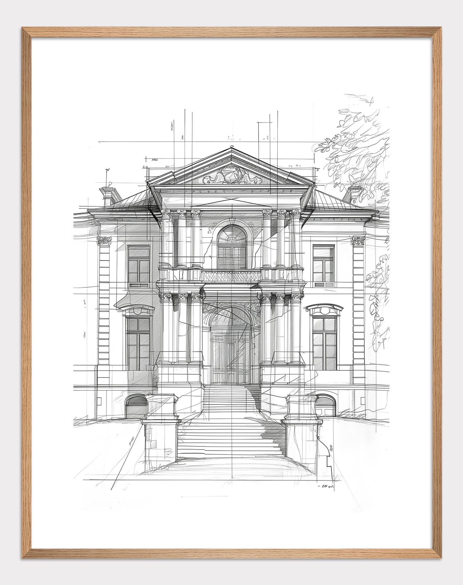 Architectural Drawing Poster - ArtDarts poster