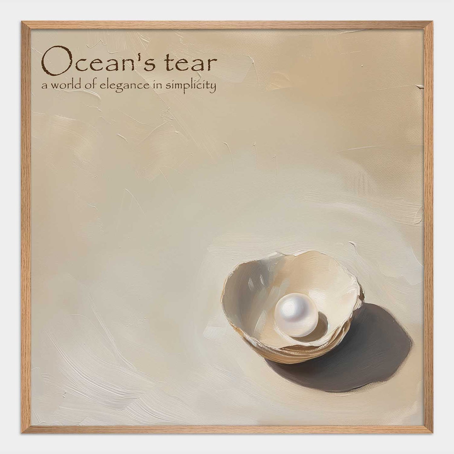 Tear of the Ocean Poster - ArtDarts poster