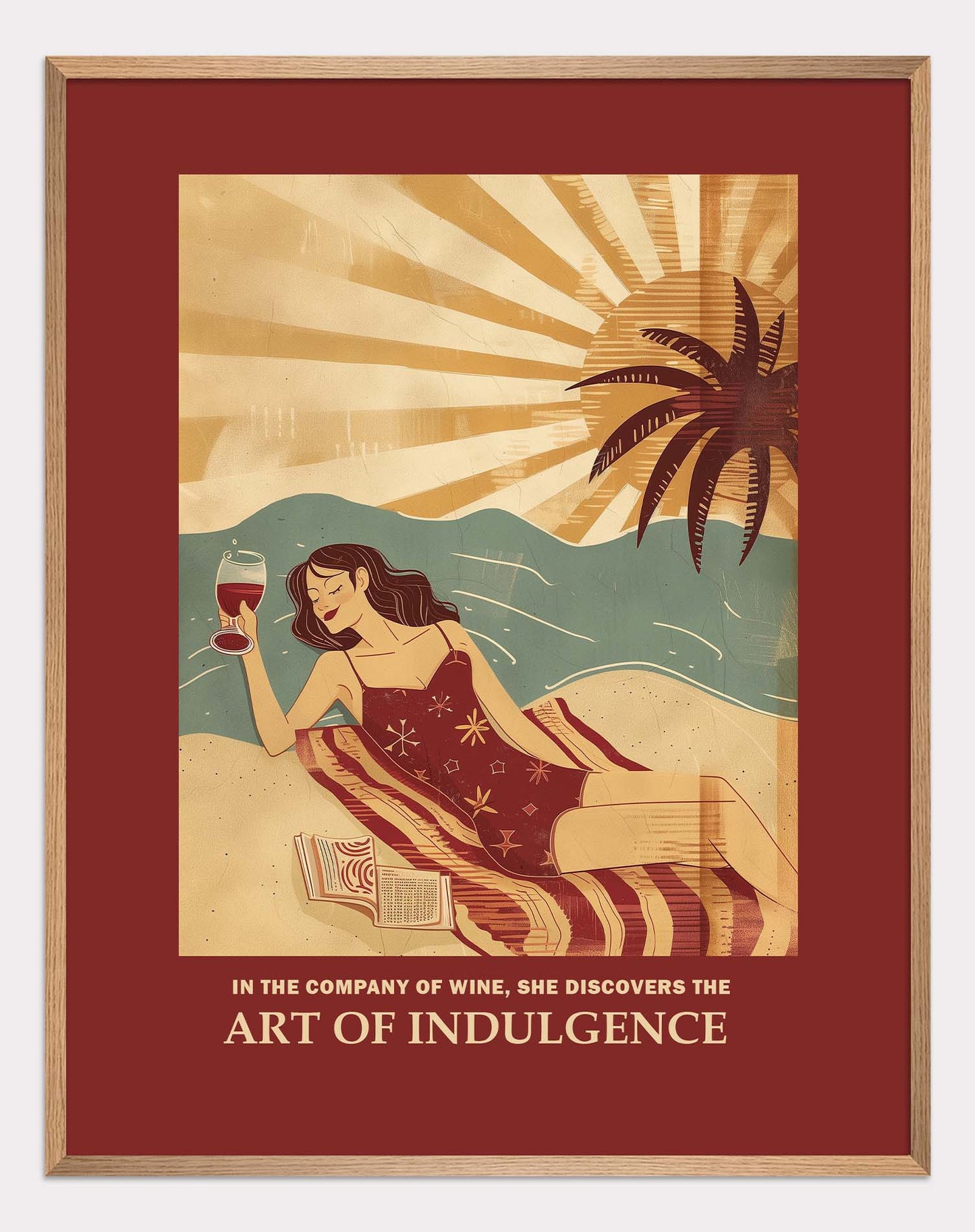 She and Wine Poster.