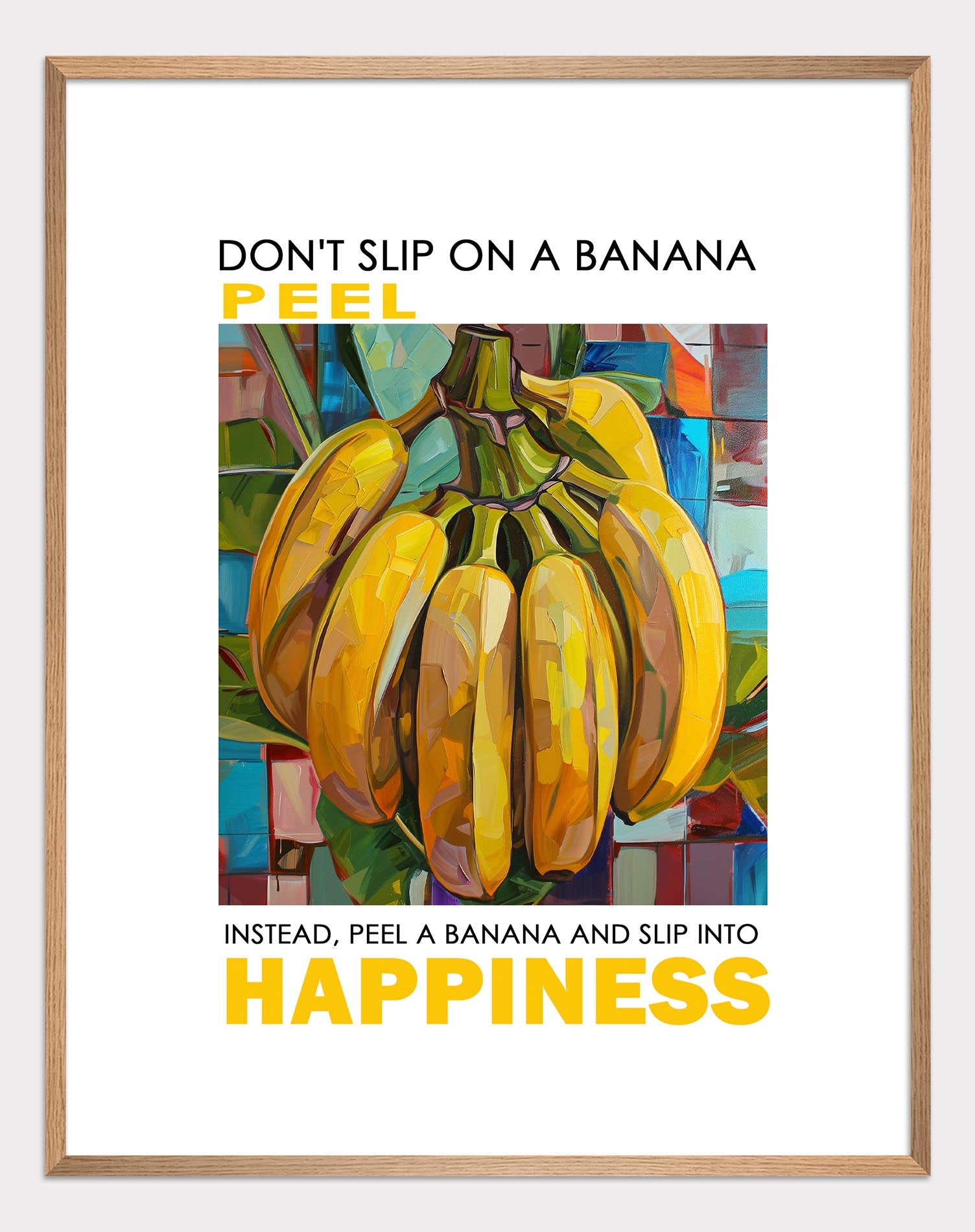 Abstract Bananas Poster - ArtDarts poster