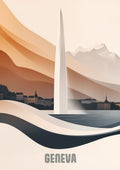 Geneva – The Iconic Jet d’Eau - Poster