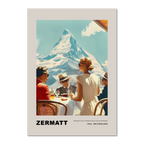 Breakfast in Zermatt - Poster