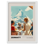 Breakfast in Zermatt - Poster