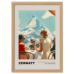 Breakfast in Zermatt - Poster
