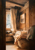 Linen and Light, Alpine Window - Poster