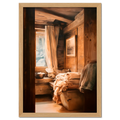 Linen and Light, Alpine Window - Poster