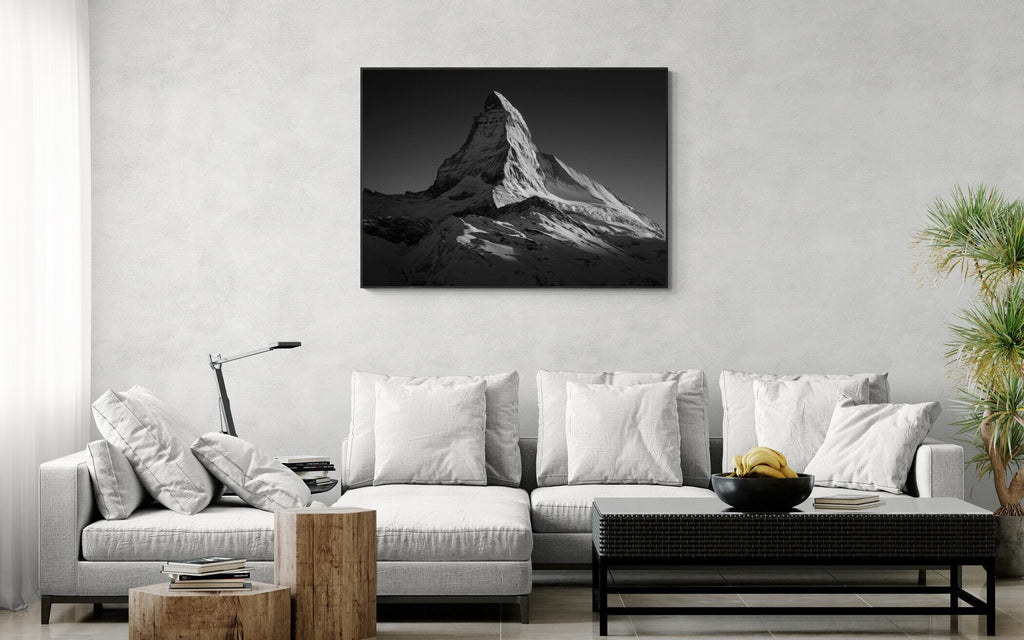 Matterhorn Light – Wandkunst aus Alu-Dibond