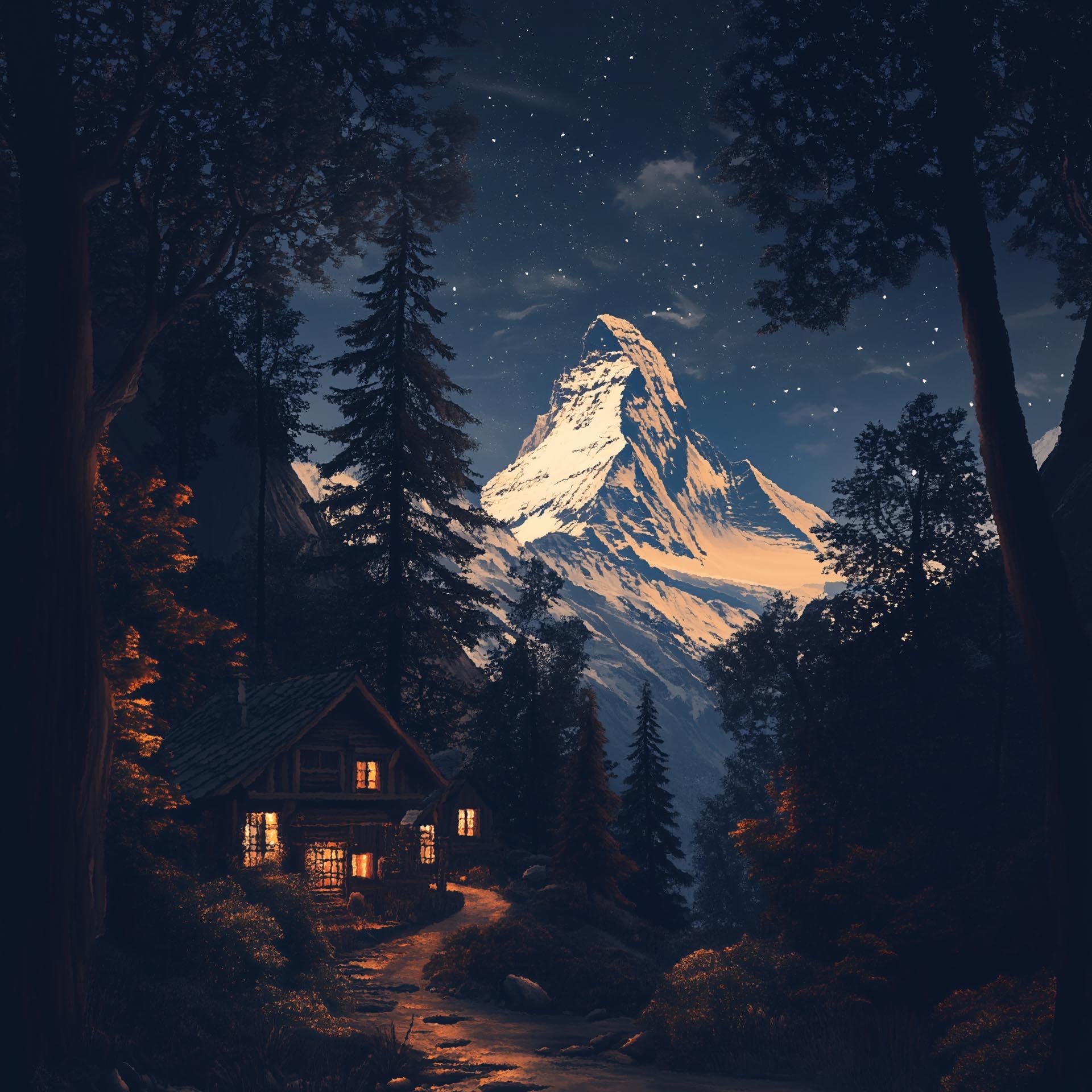 Matterhorn - Winter Majesty - Poster
