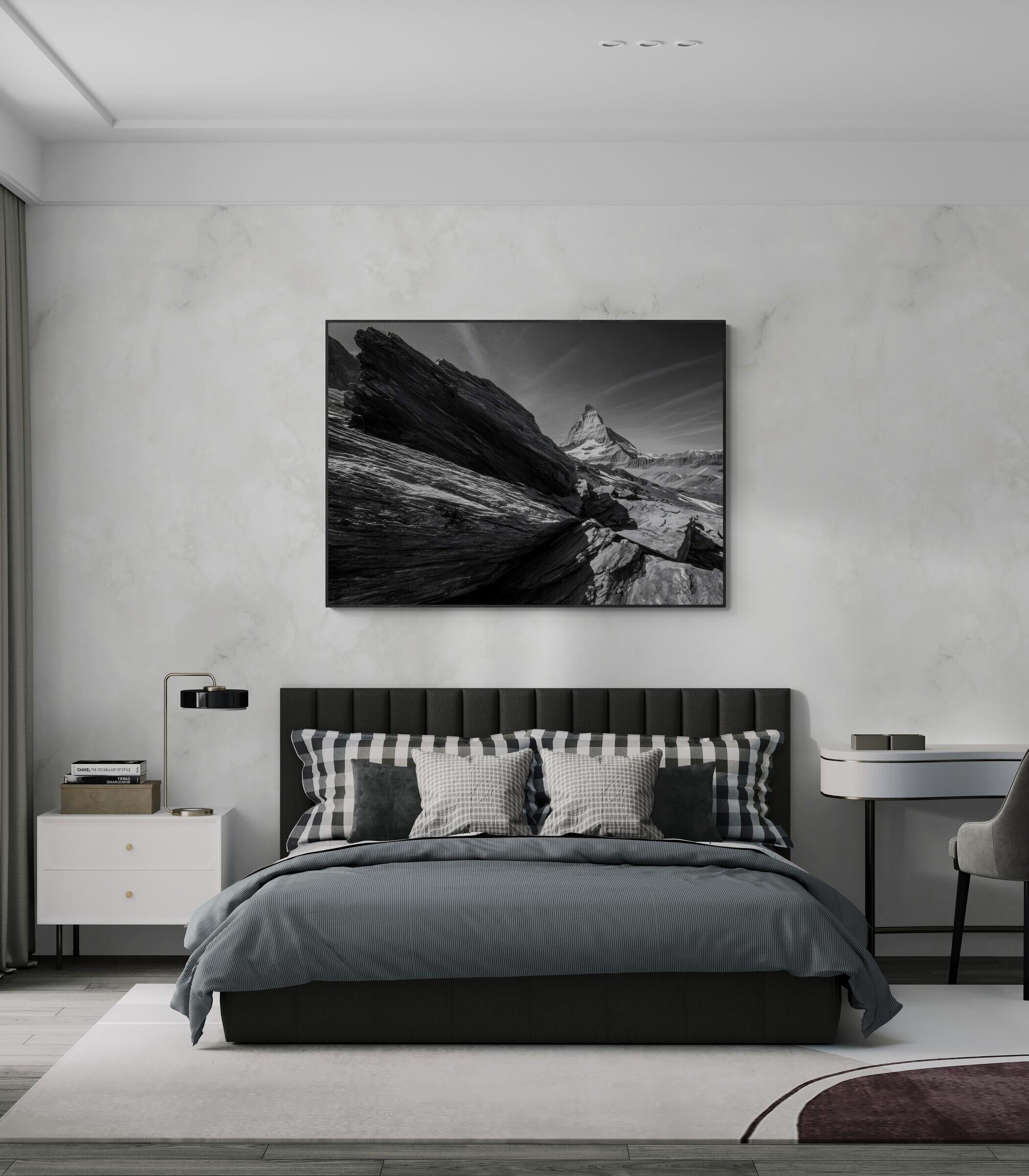 Matterhorn Lines – Wandkunst aus Alu-Dibond