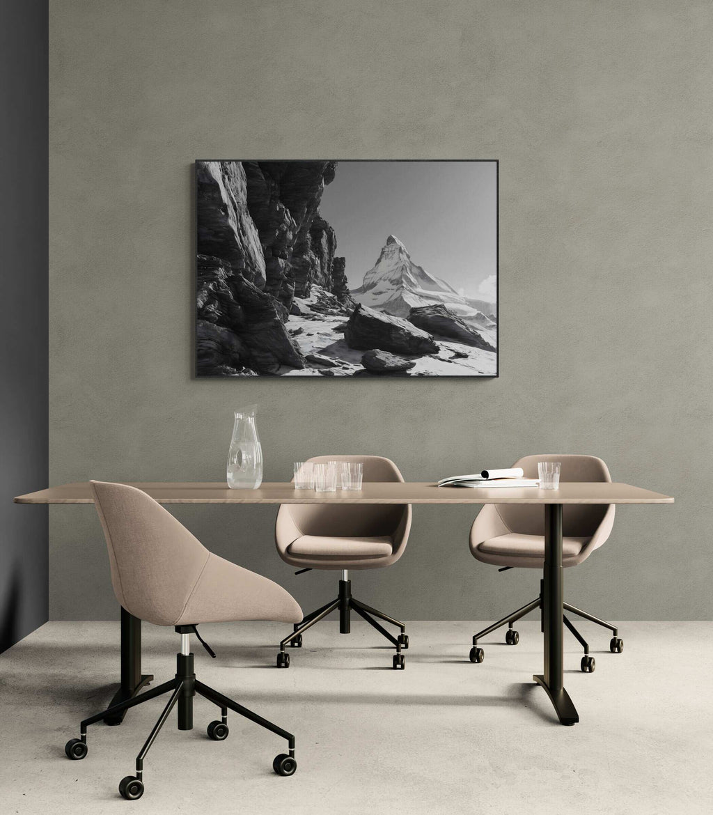 Matterhornpfad – Wandkunst aus Alu-Dibond