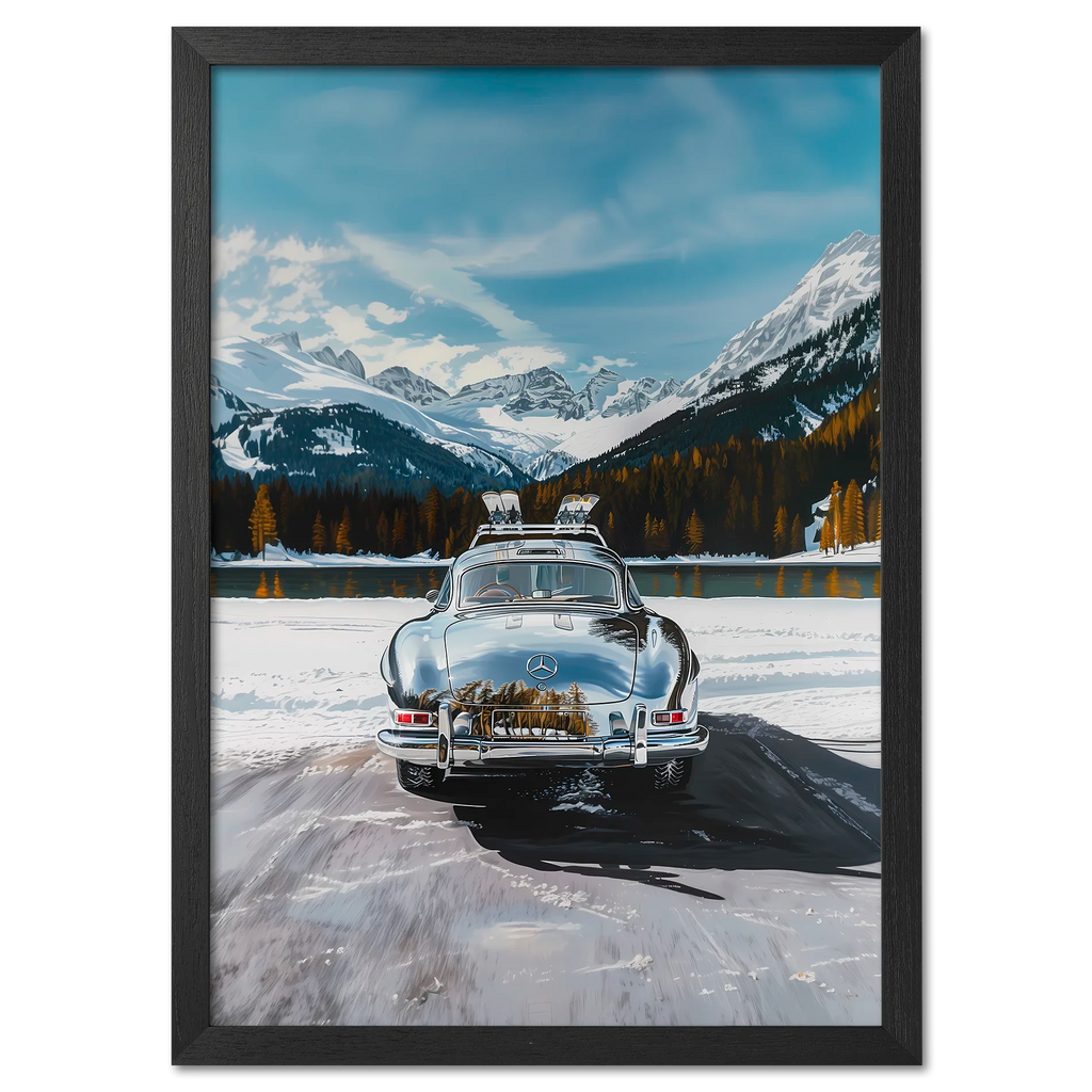 Mercedes on Ice St. Moritz - Poster