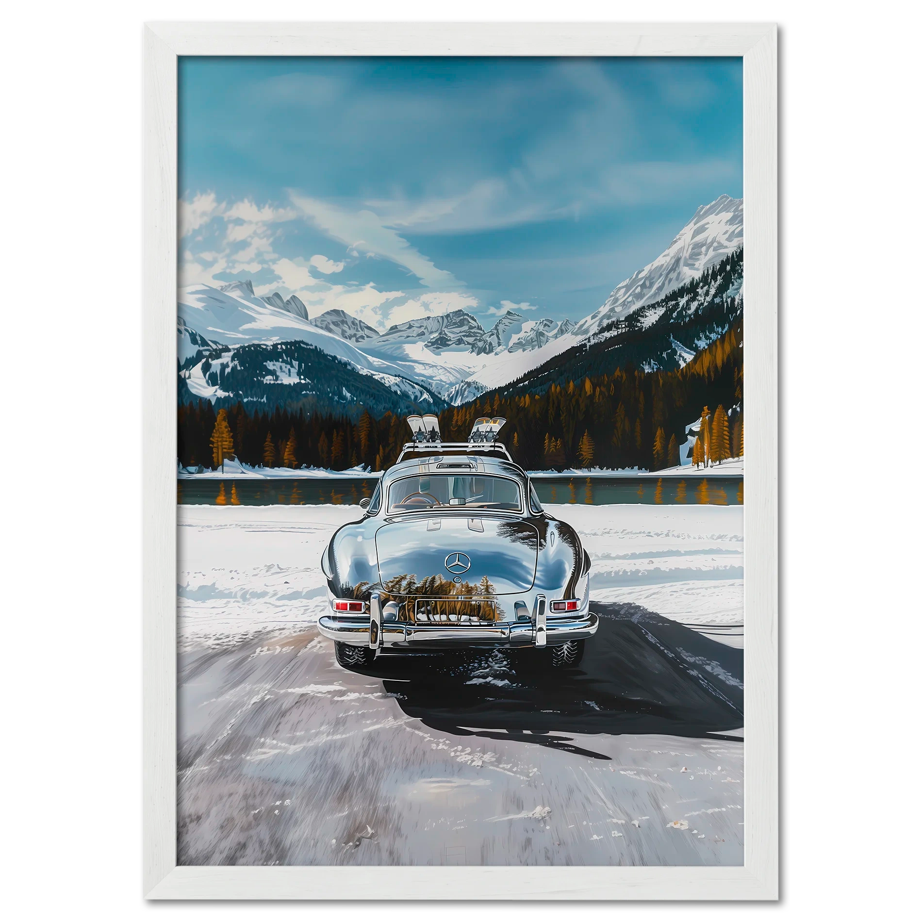 Mercedes on Ice St. Moritz - Poster