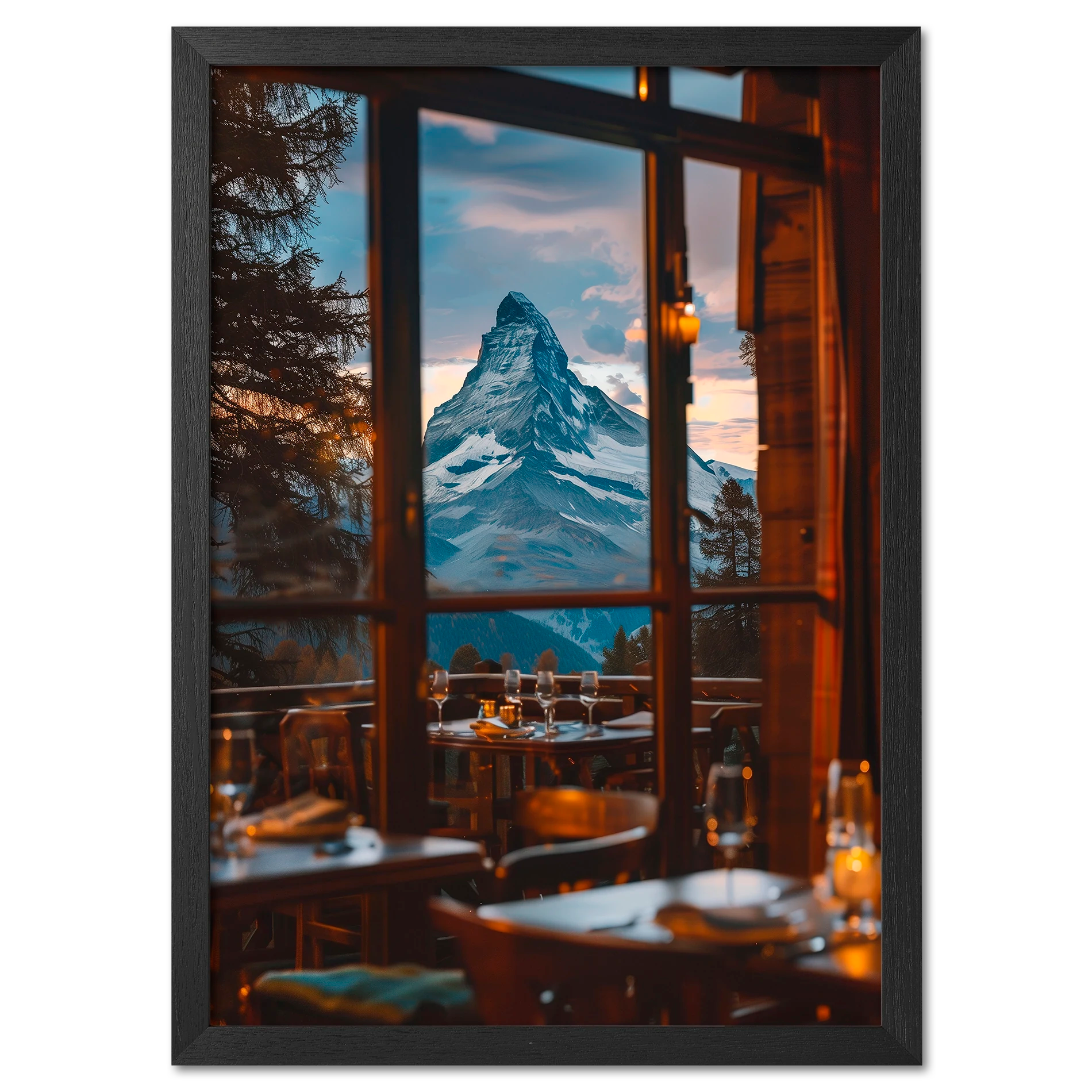 Matterhorn Abend - Poster