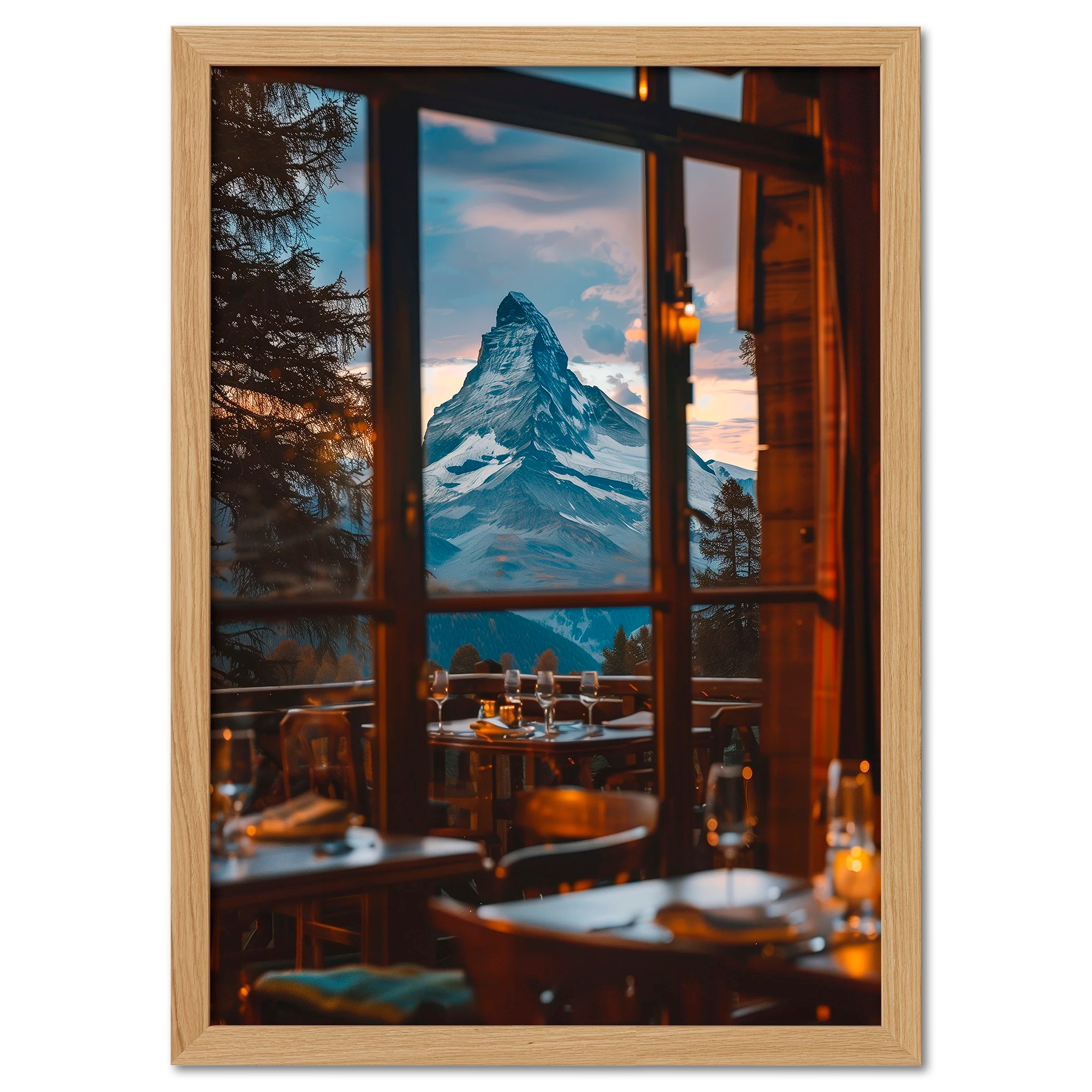 Matterhorn Abend - Poster